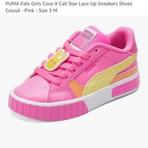 Puma Kids Sneakers - Pink and Yellow